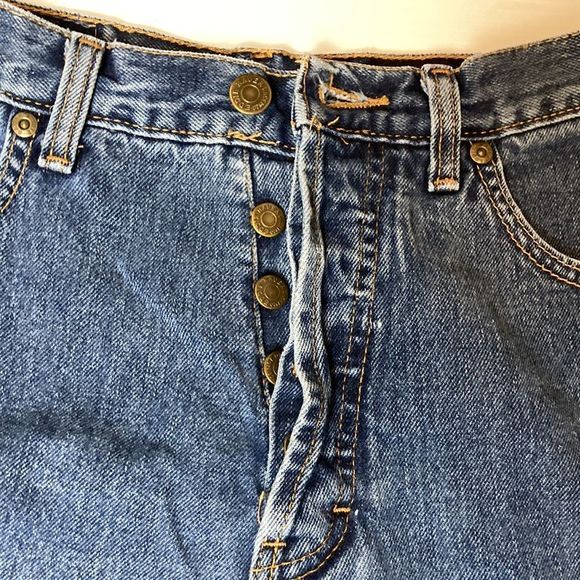 Eddie Bauer 90’s tapered leg high waist button fly jeans - Picture 2 of 4